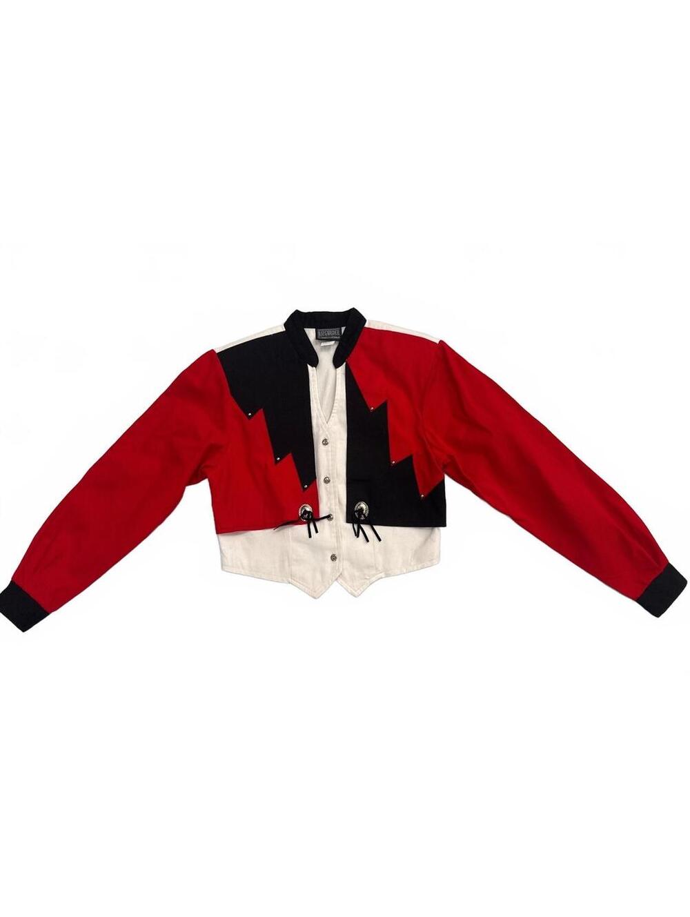 vintage Roughrider by Circle T colorblock Western jacket